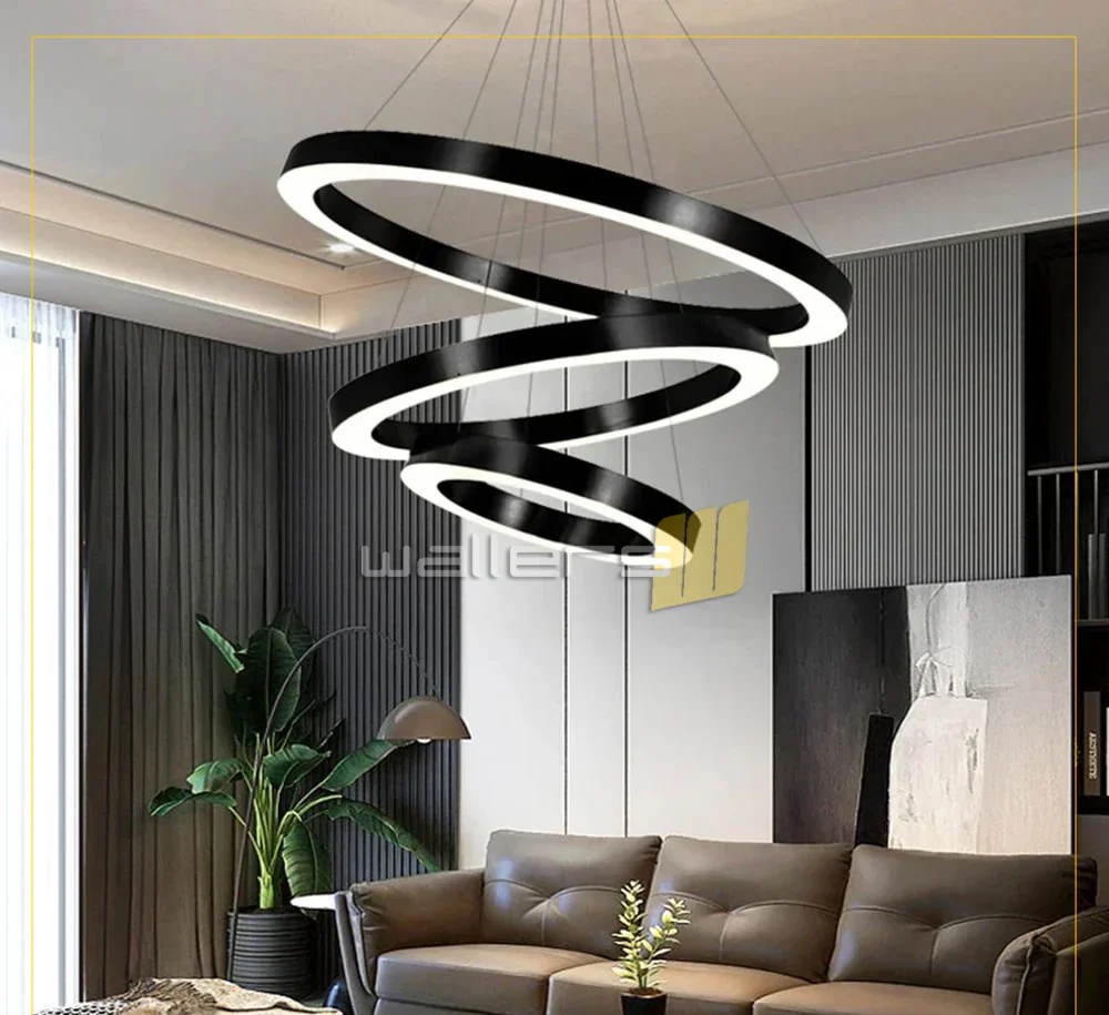 Full Ring Shape Customized Profile Hanging Light - Image 3