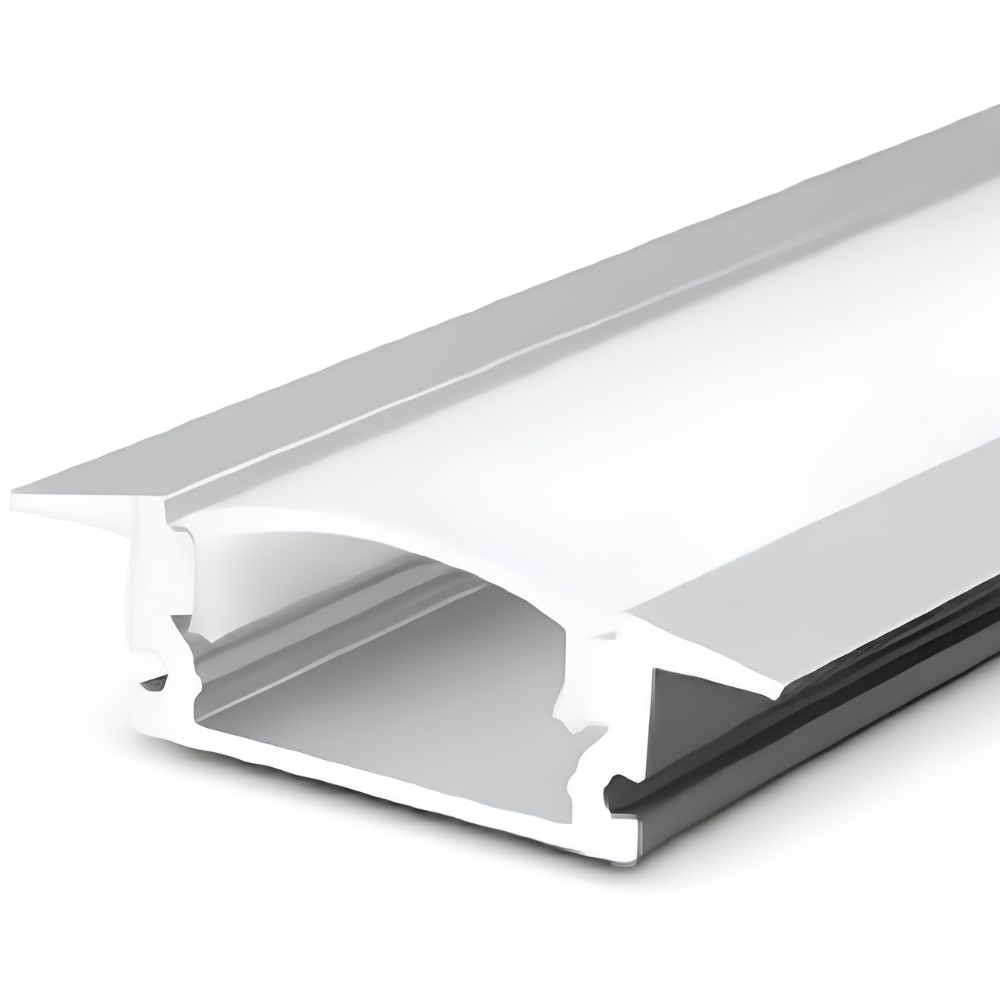 Recessed profile lighting for modern interiors