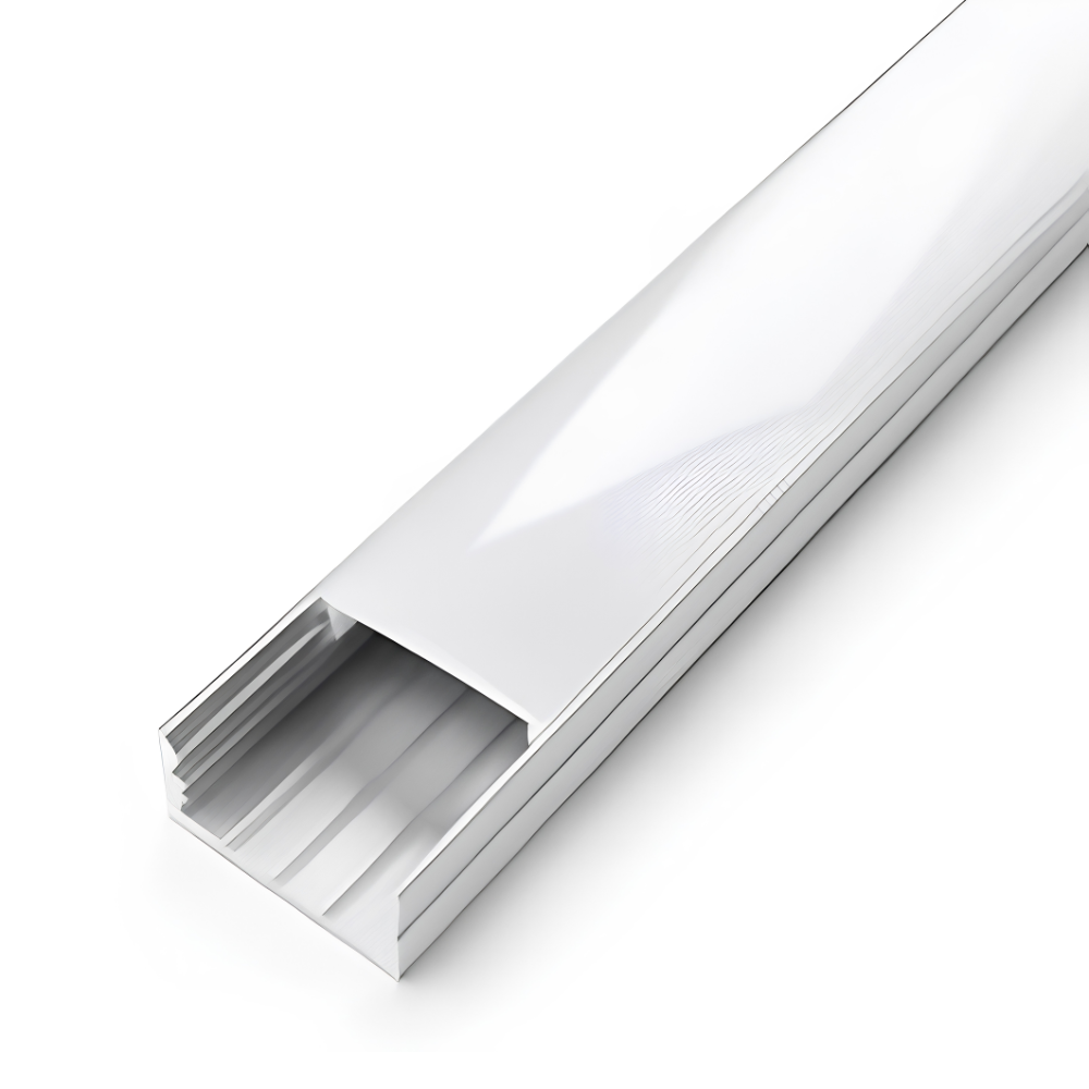 Aluminum LED profile installed in false ceiling