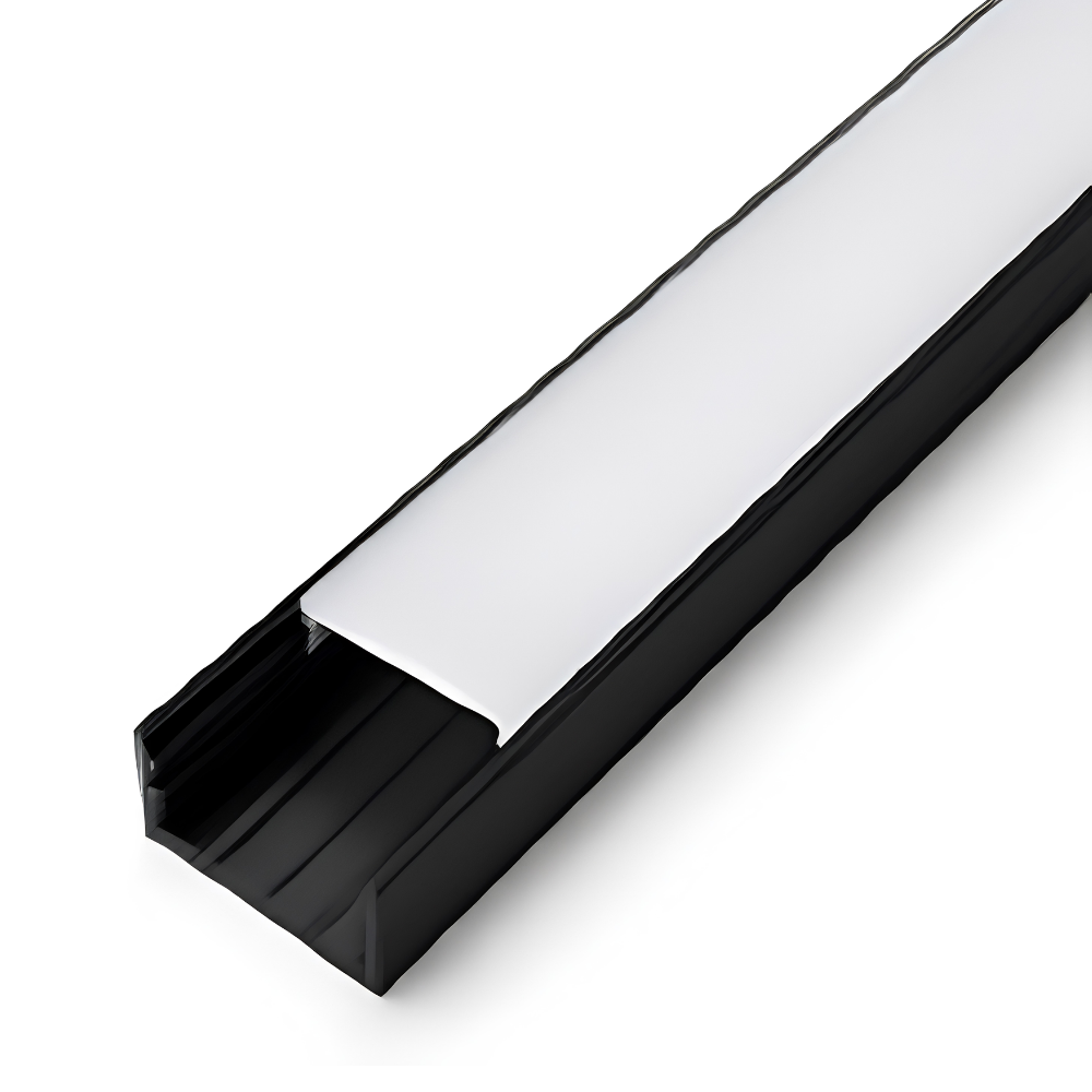 Aluminum LED profile installed in false ceiling