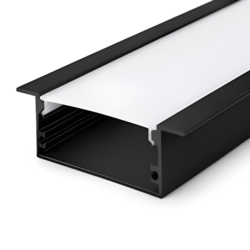 Aluminum LED profile installed in false ceiling
