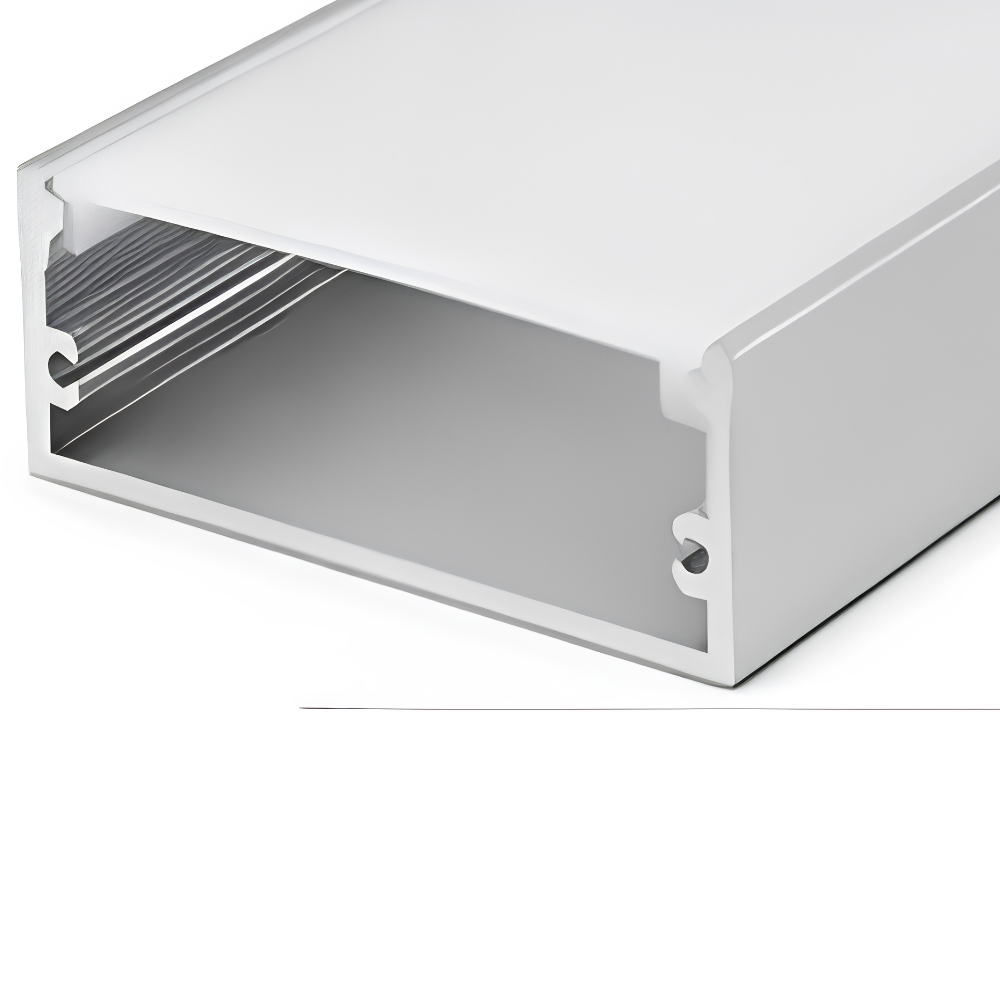 Aluminum LED profile installed in false ceiling