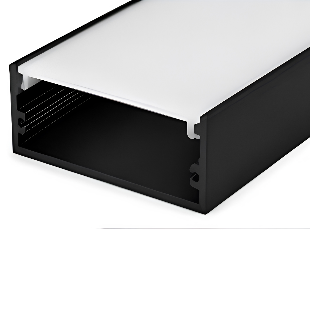 Aluminum LED profile installed in false ceiling