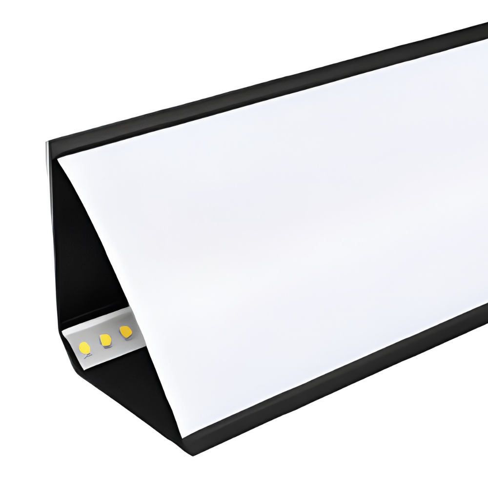 75MM Aluminium Profile – 10 FT Length – Corner Profile