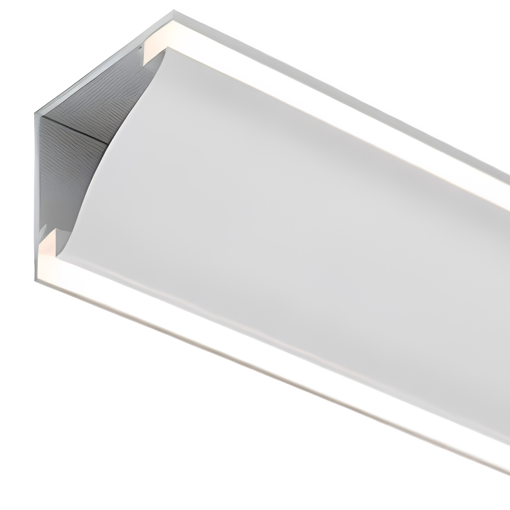 75MM Aluminium Profile – 10 FT Length – Corner Indirect Profile