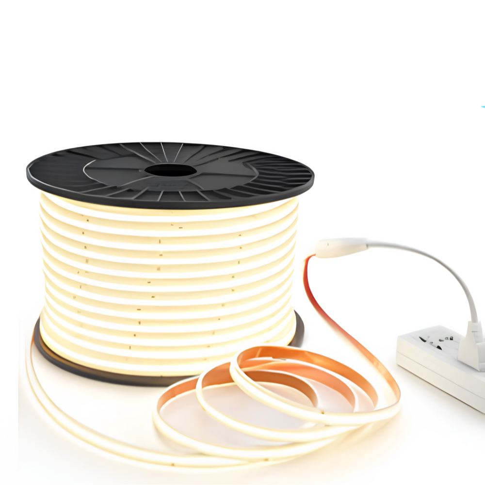 100M COB LED Rope Light | 320 LEDs/M | 8mm (Warm, Neutral & Cool White)