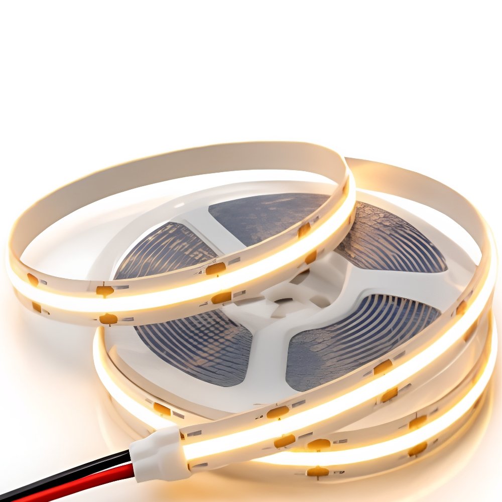 10M 220V COB LED Strip Light – 12W/Meter – 8MM – Multi-Color Options