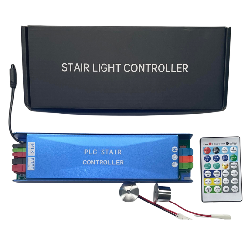 Two-Wire Stair LED Motion Sensor Light Controller PLC 3-In-1Integrated LED Power Driver 24V Wireless Remote Control - Image 3