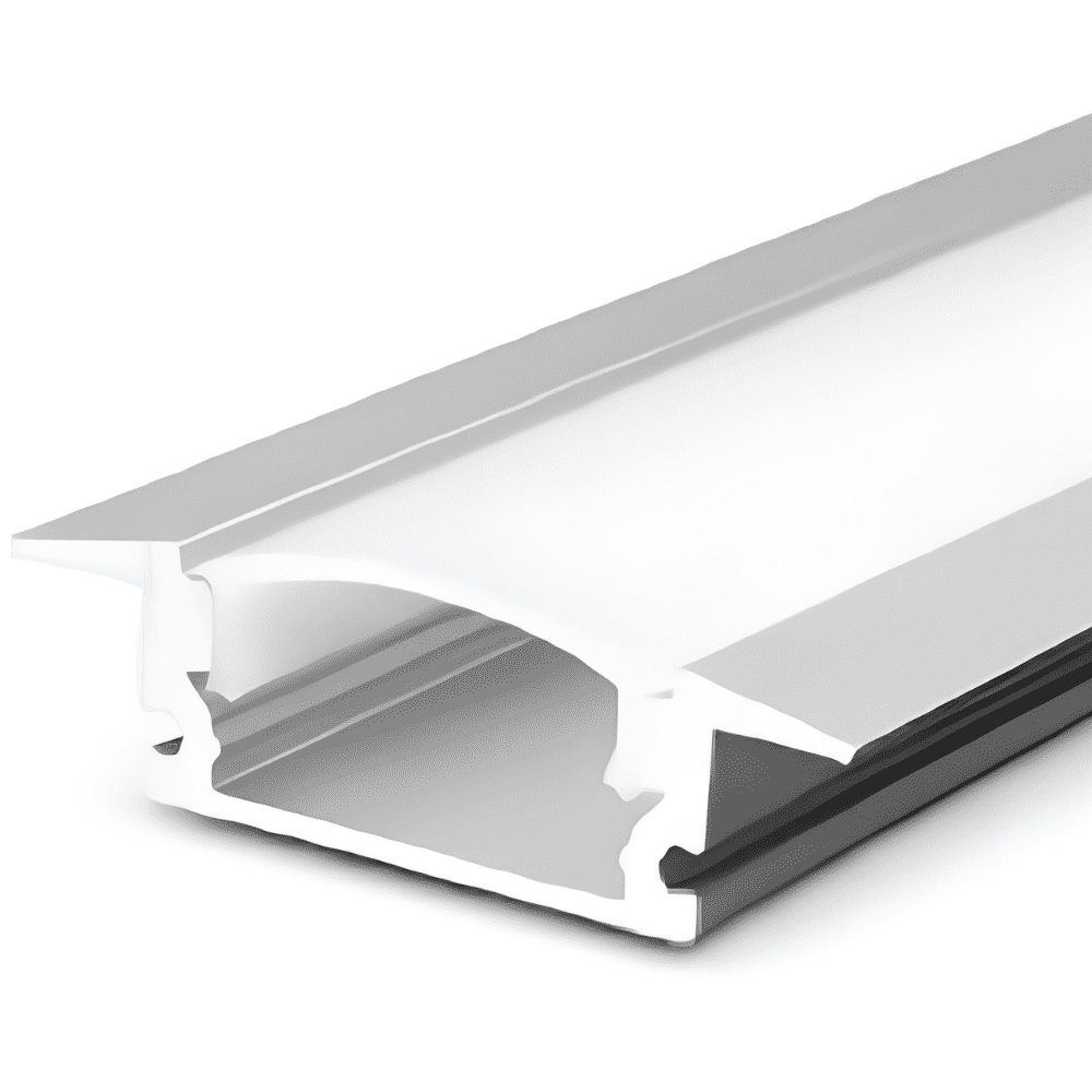 Recessed profile lighting for modern interiors