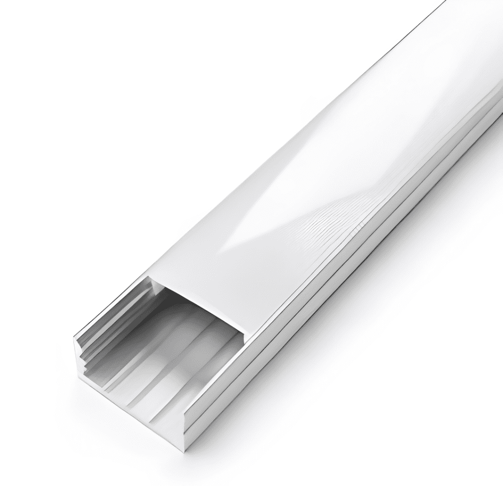 Aluminum LED profile installed in false ceiling