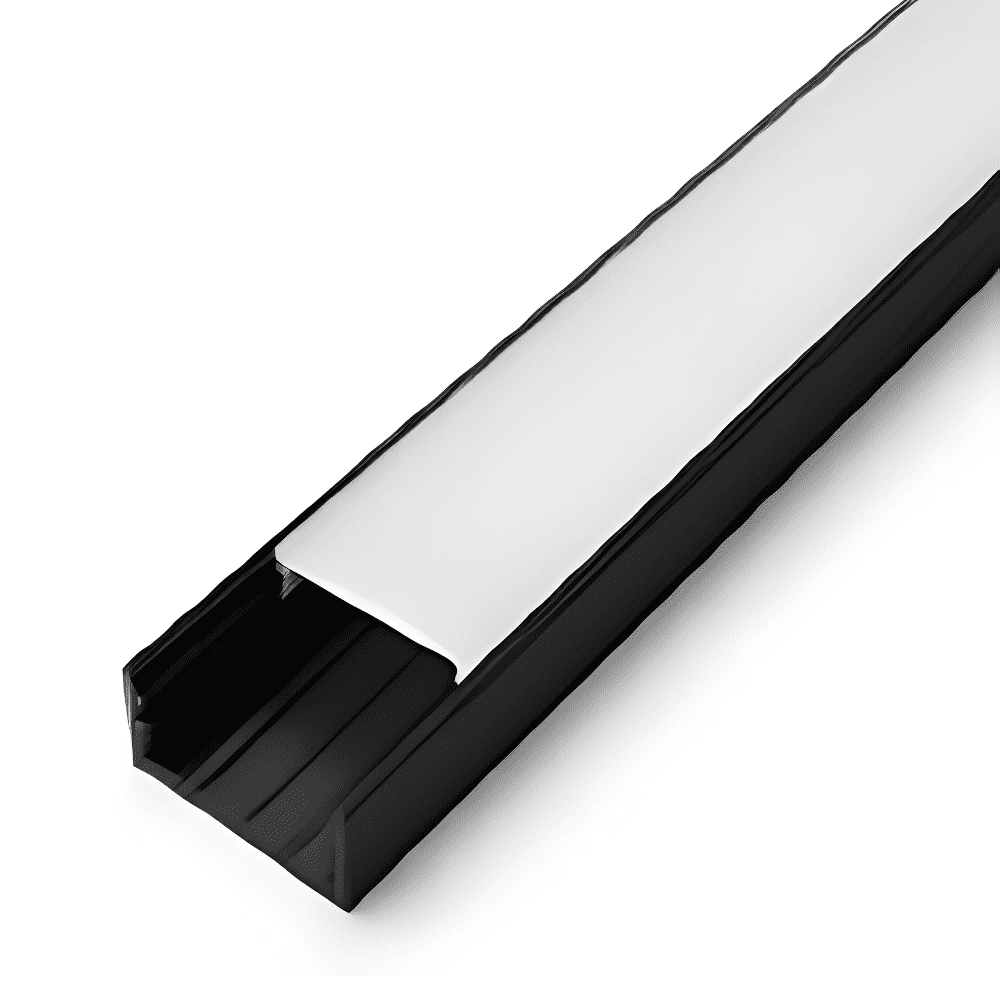 Aluminum LED profile installed in false ceiling